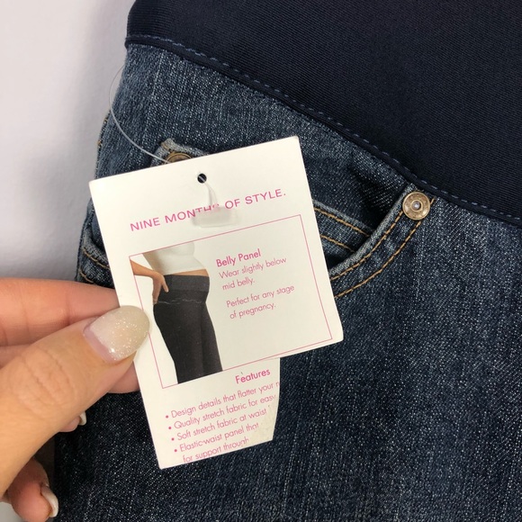 NWT Liz Lange bootcut Maternity Jeans - Picture 4 of 7